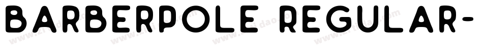 BarberPole Regular字体转换